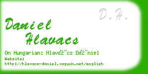 daniel hlavacs business card